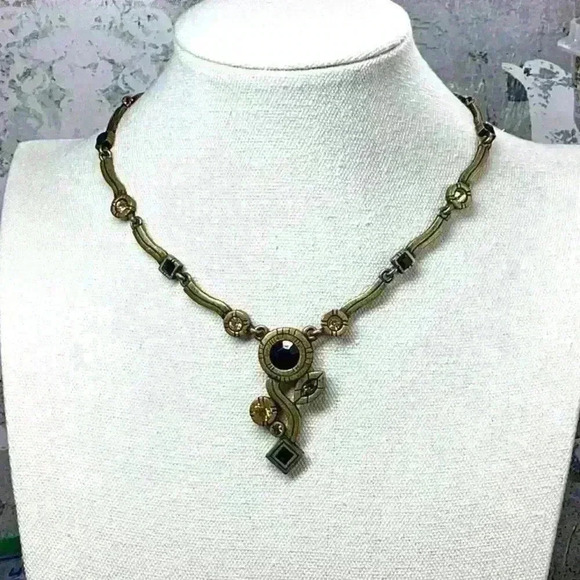 Chico's Brass Colored Necklace - Picture 1 of 3